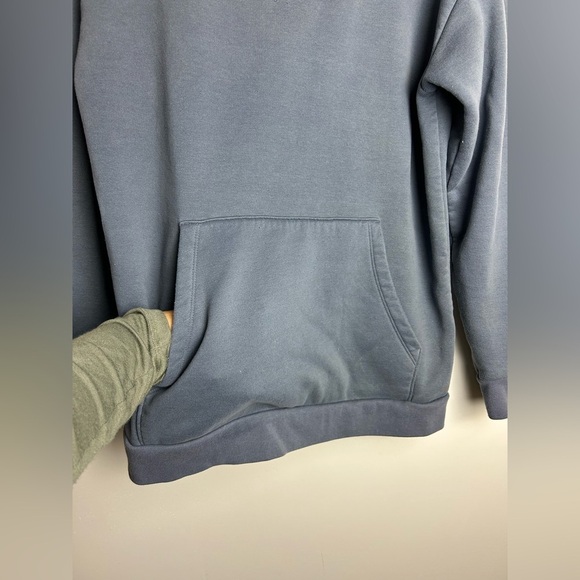 Mondetta Men's Gray Sweatshirt M Minimalist Kangaroo Pockets Fleece Neutral - Picture 6 of 13